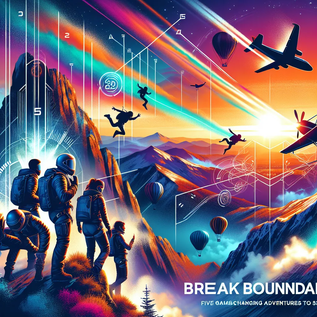 Break Boundaries: Five Game-Changing Adventures to Skyrocket Your 2025