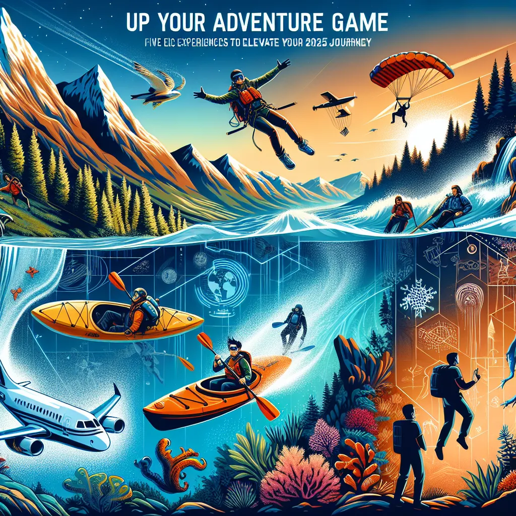 Up Your Adventure Game: Five Epic Experiences to Elevate Your 2025 Journey