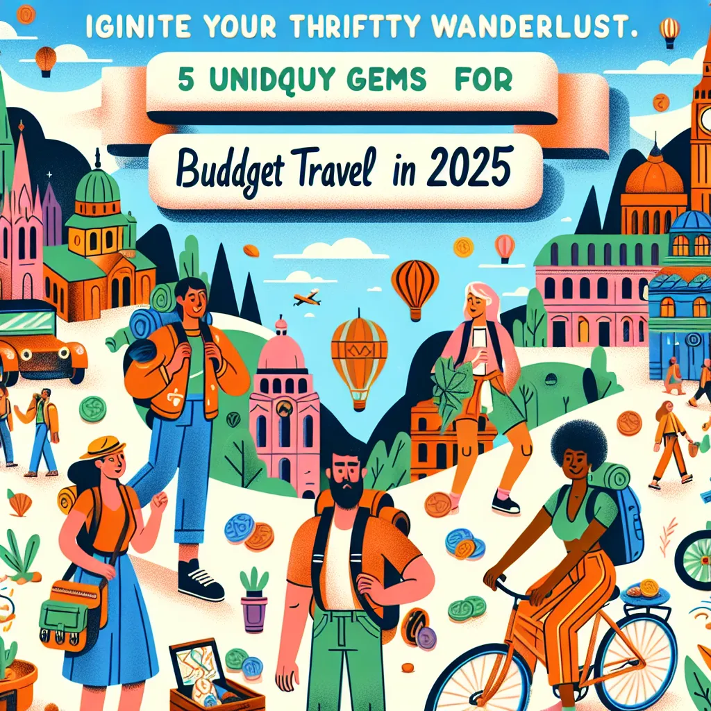 Ignite Your Thrifty Wanderlust: 5 Unique Gems for Budget Travel in 2025