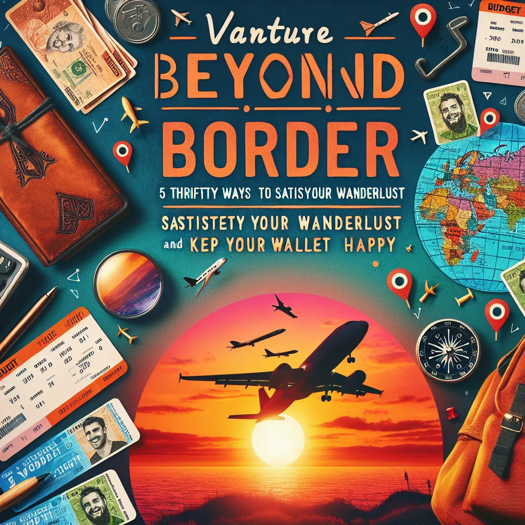 Venture Beyond Borders: 5 Thrifty Ways to Satisfy Your Wanderlust and Keep Your Wallet Happy