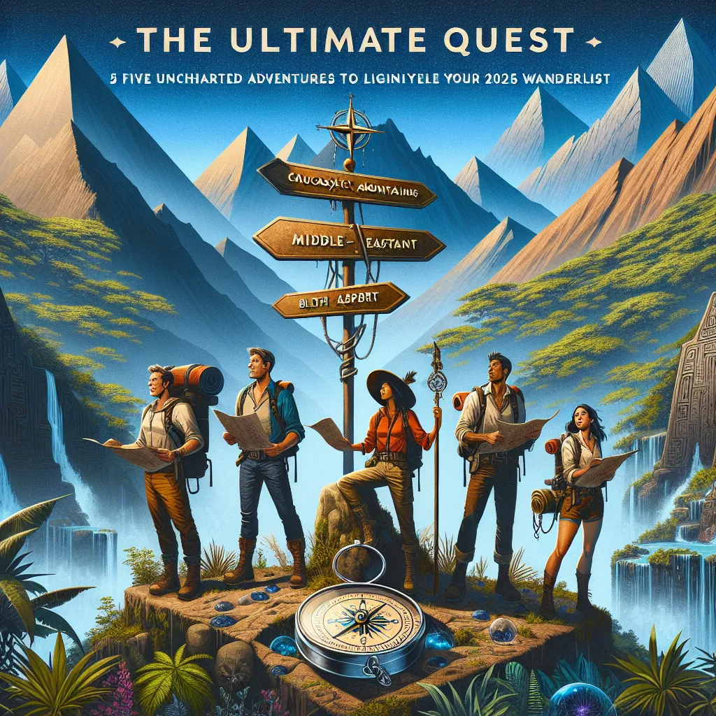 The Ultimate Quest: Five Uncharted Adventures to Ignite Your 2025 Wanderlust