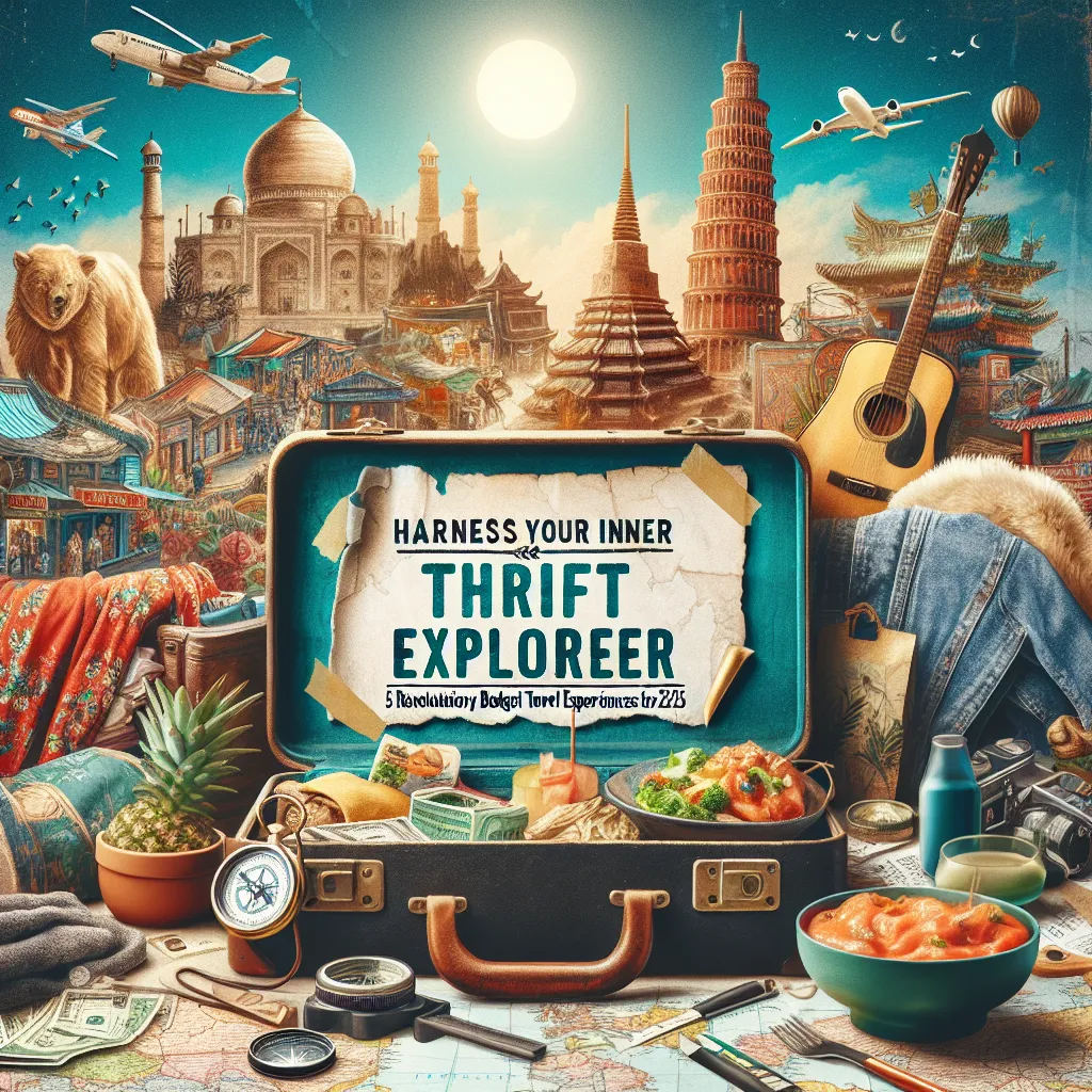Harness Your Inner Thrift Explorer: 5 Revolutionary Budget Travel Experiences for 2025