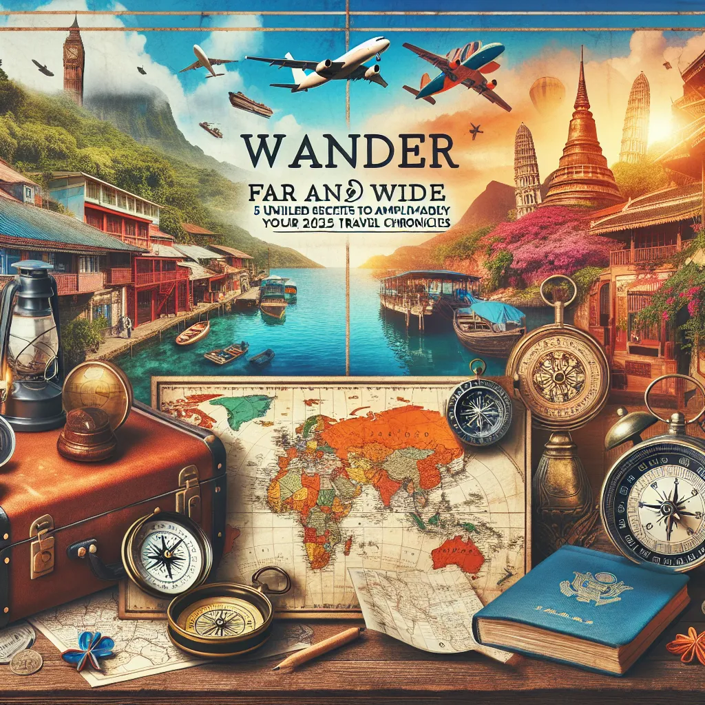 Wander Far and Wide: 5 Unveiled Secrets to Amplify Your 2025 Travel Chronicles