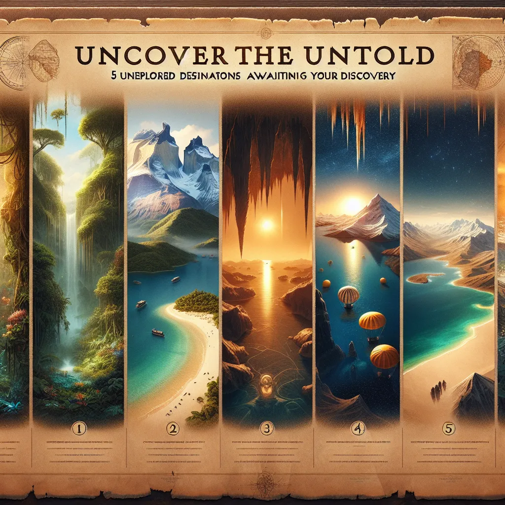 Uncover the Untold: 5 Unexplored Destinations Awaiting Your Discovery