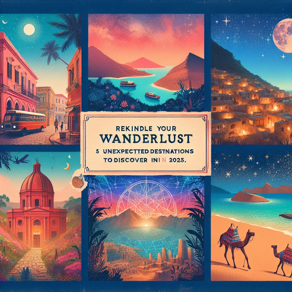 Rekindle Your Wanderlust: 5 Unexpected Destinations to Discover in 2025