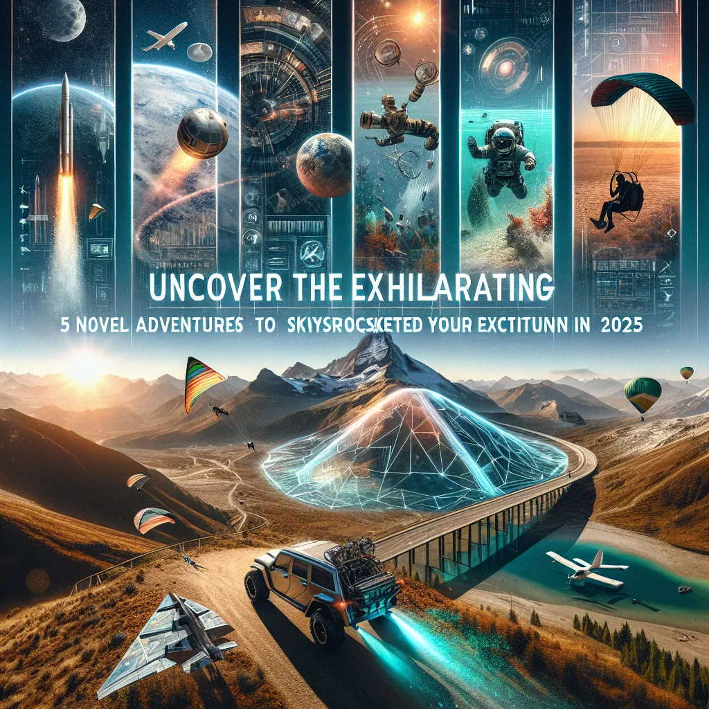 Uncover the Exhilarating: 5 Novel Adventures to Skyrocket Your Excitement in 2025