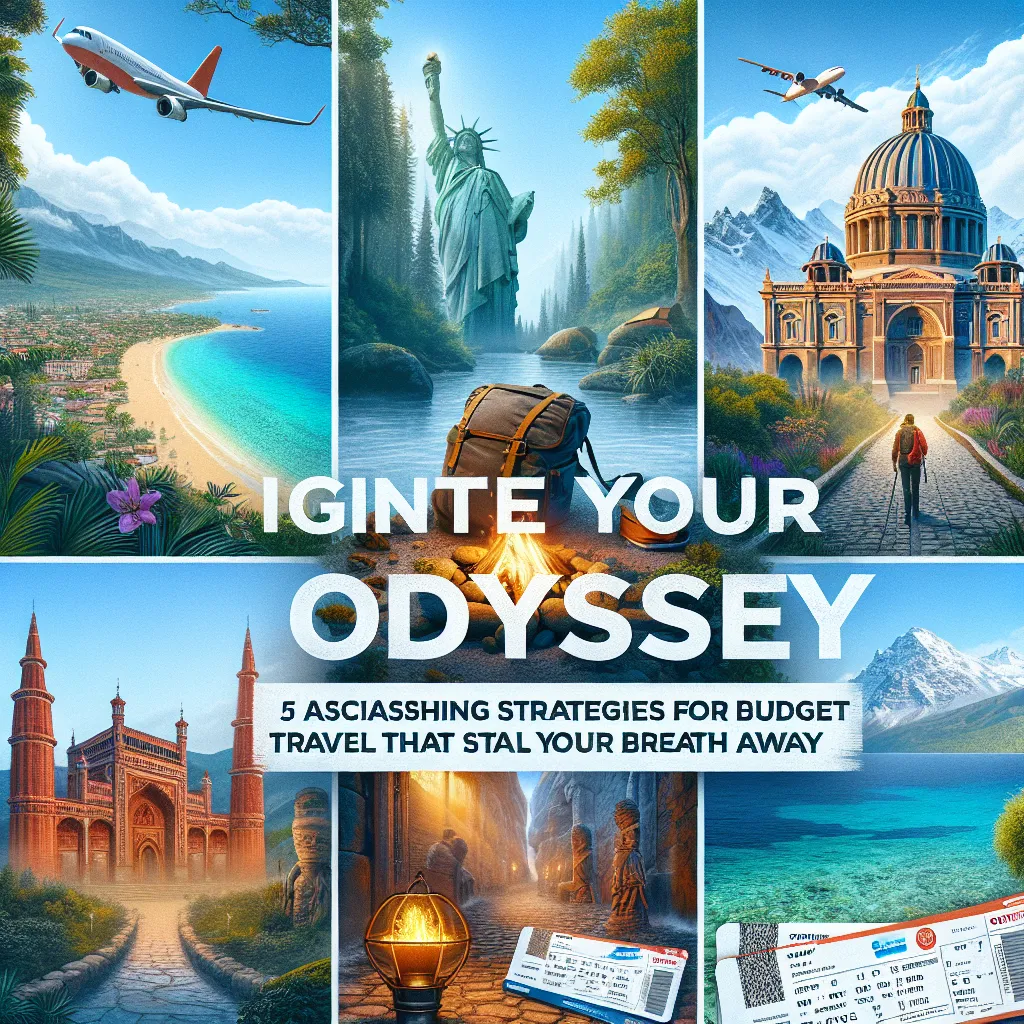 Ignite Your Odyssey: 5 Astonishing Strategies for Budget Travel That Will Steal Your Breath Away