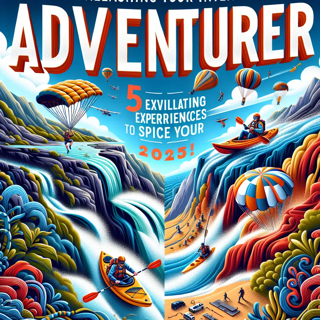 Unleashing your Inner Adventurer: 5 Exhilarating Experiences to Spice Up Your 2025!