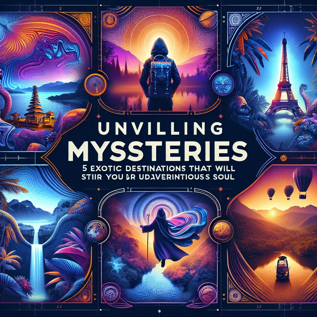 Unveiling Mysteries: 5 Exotic Destinations That Will Stir Your Adventurous Soul