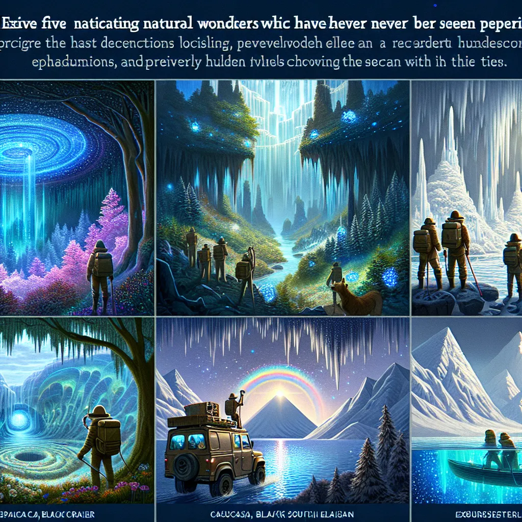 Embark on the Extraordinary: 5 Unseen Spectacles of Nature Awaiting Your Discovery in 2025
