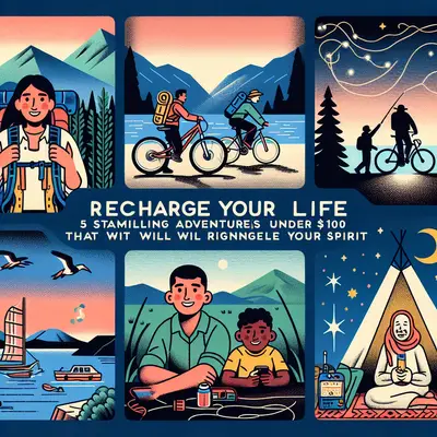 Recharge Your Life: 5 Stimulating Adventures Under $100 That Will Reignite Your Spirit